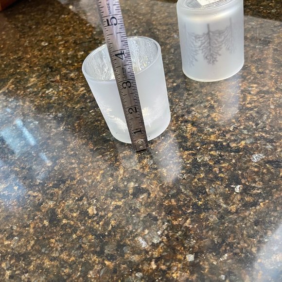 Two's Company Bright and Antique Silver Tree Votives - Set of 4. - Picture 9 of 14